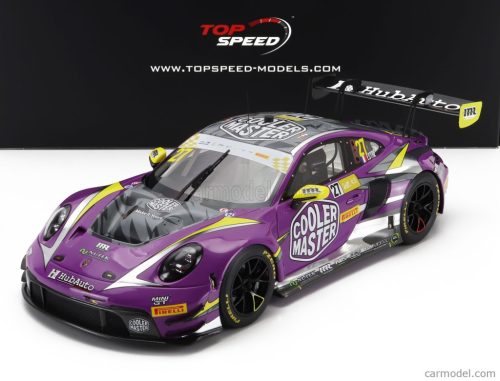 PORSCHE  911 992 GT3 R TEAM HUBAUTO RACING N 27 FIA GT WORLD CUP MACAU GRAND PRIX 2023 KEVIN ESTRE  PURPLE