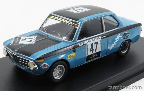 BMW  2002ti N 47 NURBURGRING 1971 R.TOBIASSON - A.PERSSON  BLUE BLACK