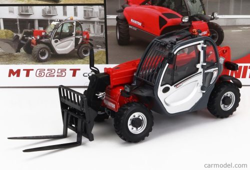 MANITOU  MT625T COMFORT TELESCOPIC TRACTOR - ELEVATORE  RED SILVER