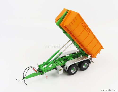 JOSKIN  SILO-CARGO LIFT 5400 D18 TRAILER FOR TRACTOR 2004  ORANGE GREEN