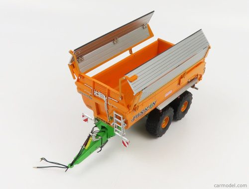 JOSKIN  SILO-CARGO TRANSKTP 22/50 CLOSED TRAILER FOR TRACTOR 2004  ORANGE SILVER GREEN