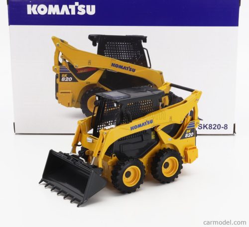 KOMATSU  SK820 RUSPA GOMMATA - SCRAPER TRACTOR  YELLOW BLACK