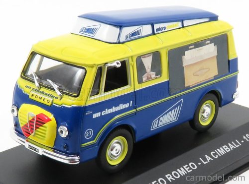 ALFA ROMEO  ROMEO FURGONE VAN - LA CIMBALI 1955  BLUE YELLOW