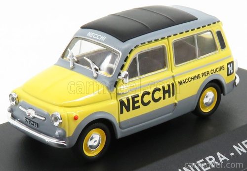 FIAT  500 GIARDINIERA - NECCHI 1960  YELLOW GREY