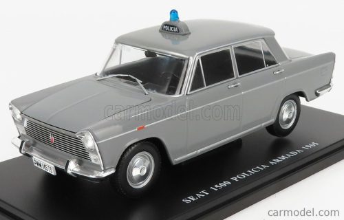 SEAT FIAT  1500 SERVICIO OFICIAL MADRID POLICIA ARMADA POLICE 1965 - CON VETRINA - WITH SHOWCASE