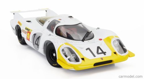 PORSCHE  917LH 4.5L TEAM PORSCHE SYSTEM ENGENEERING N 14 24h LE MANS 1969 ROLF STOMMELEN - KURT AHRENS Jr.  WHITE YELLOW