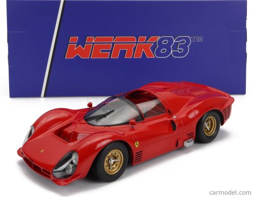 FERRARI   330 P3 4.0L V12 SPIDER PLAIN BODY VERSION OPEN ROOF 1966   RED