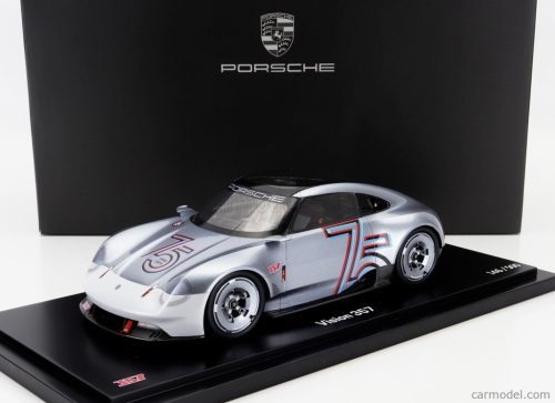 PORSCHE  VISION 357 2023 - 75th ANNIVERSARY PORSCHE SPORTS CAR 1948-2023 - CON VETRINA - WITH SHOWCASE