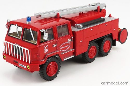 BERLIET  FF 6X6 TANKER TRUCK FRANCE 1971  RED