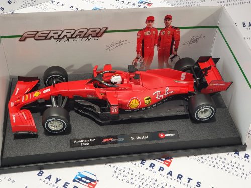 Sebastian Vettel Ferrari SF1000 #5 Austrian GP formula 1 F1 Forma-1 2000 1:18 1/18 Bburago modellautó (m00085)