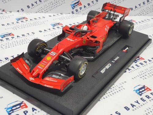 Sebastian Vettel Ferrari SF90 #5 formula 1 2019 F1 Forma-1  1:18 1/18 Bburago modellautó (m00086)