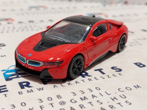 BMW i8 piros Rastar - modellautó 1:43