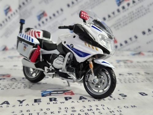 Magyar rendőrmotor BMW  R1200RT - Bburago - 1:18 1/18 modellautó modell motor - szépséghibás