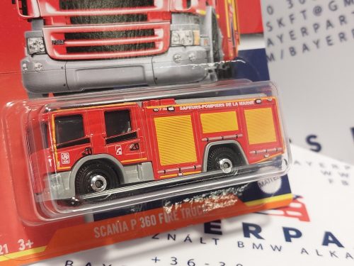 Scania P360 Firetruck  - Matchbox - 1:64  1/64 kisautó (m00126)