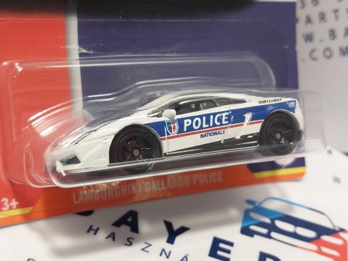 Lamborghini Gallardo police - Matchbox - 1:64 1/64 kisautó