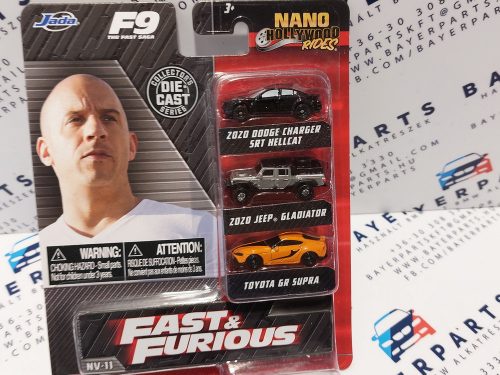 Fast & Furious 3 darabos szett - NV-11 Jada Toys kisautó