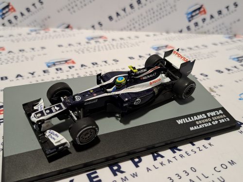 F1 Williams FW34 - Cosworth #19 (2012) - Bruno Senna - Edicola - 1:43