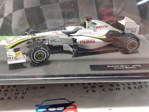 Brawn BGP 001 F1 #22 (2009) - World Champion - Jenson Button -  Altaya - 1:43