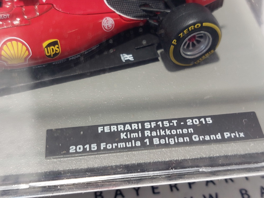 Ferrari SF15-T #7 F1 Belgian GP 2015 Kimi Raikkonen - 1:43 Scale Diecast  Model Car