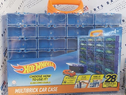 Hot Wheels multibrick modellautó tartó vitrin - táska tároló koffer -  Hotwheels - 1:64