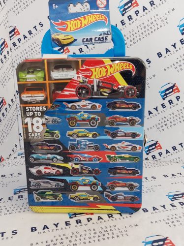 Fém Hot Wheels tároló doboz koffer táska tároló - 18 db 1:64 autó számára -  Hot Wheels - 1:64