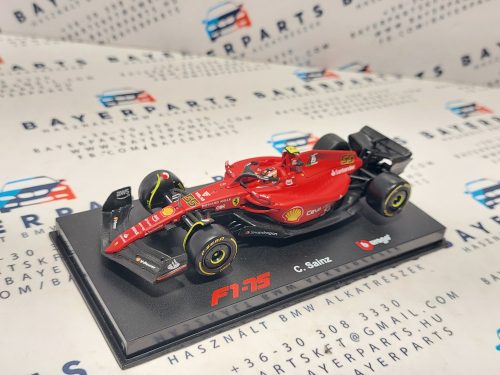 Ferrari F1-75 Scuderia F1 #55 (2022) - Carlos Sainz - PILÓTÁVAL -  Bburago - 1:43