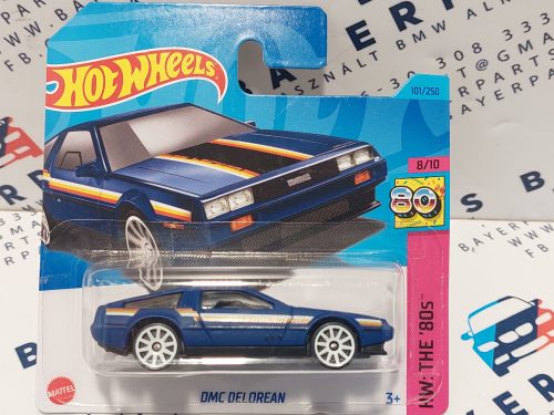 HW: The '80s - 8/10 - DMC Delorean De Lorean -  Hotwheels - 1:64