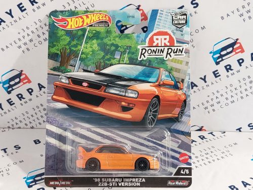 Hot Wheels Premium - Subaru Impreza 22b Sti (1998) - Ronin Run -  Hotwheels - 1:64