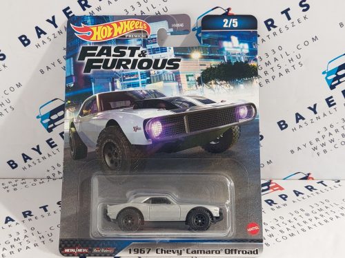 Hot Wheels Fast and Furious - Halálos iramban 2/5 - Chevrolet Camaro Offroad (1967) -  Hotwheels - 1:64