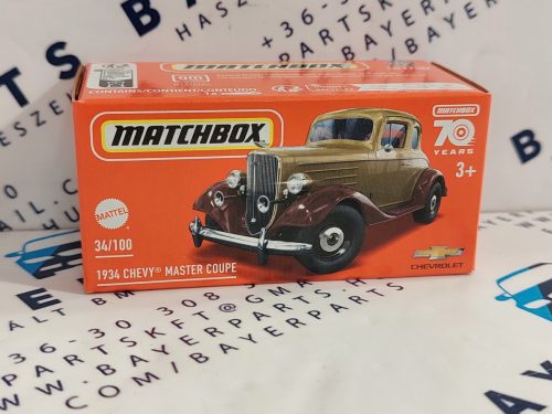 Chevy Chevrolet Master Coupe (1934) - 34/100 -  Matchbox - 1:64