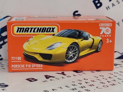 Porsche 918 Spyder - 77/100 -  Matchbox - 1:64