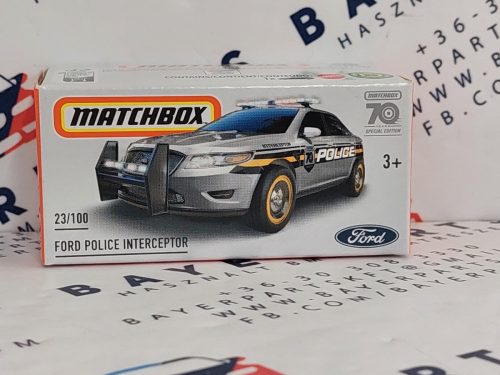 Ford Police Interceptor - 23/100 -  Matchbox - 1:64