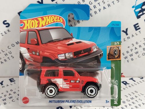 HW Mud Studs - 3/5 - Mitsubishi Pajero Evolution -  Hotwheels - 1:64