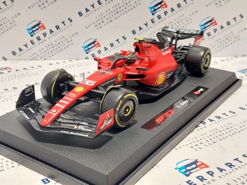 Ferrari SF-23 Team Scuderia F1 #55 (2023) - Carlos Sainz - PILÓTÁVAL -  Bburago - 1:18