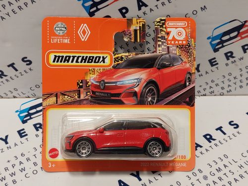 Renault Mégane Megane (2022) - 100/100 - bliszteres -  Matchbox - 1:64