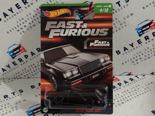 Hot Wheels Fast and Furious - Halálos iramban 4/10 - Buick Regal GSX (1987) -  Hotwheels - 1:64