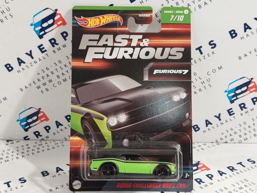 Hot Wheels Fast and Furious - Halálos iramban - Dodge Challenger Drift Car -  Hotwheels - 1:64