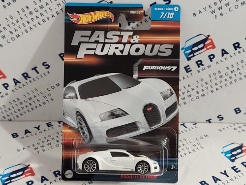 Hot Wheels Fast and Furious - Halálos iramban - Bugatti Veyron -  Hotwheels - 1:64