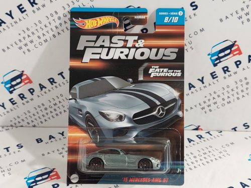 Hot Wheels Fast and Furious - Halálos iramban - Mercedes AMG GT -  Hotwheels - 1:64