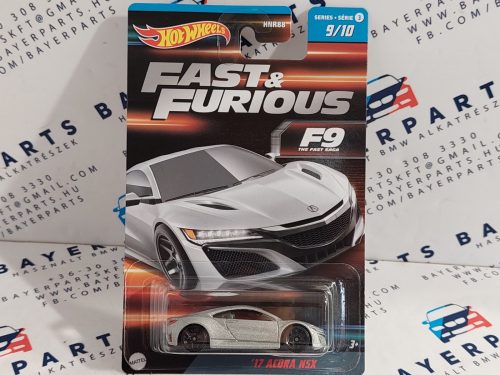 Hot Wheels Fast and Furious - Halálos iramban - Acura / Honda NSX -  Hotwheels - 1:64