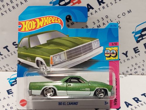 HW: The '80s - 3/10 - El Camino (1980) -  Hotwheels - 1:64