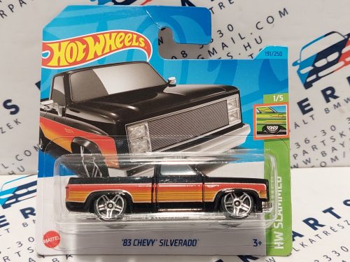 HW Slammed - 1/5 - Chevrolet Chevy Silverado (1983) -  Hotwheels - 1:64