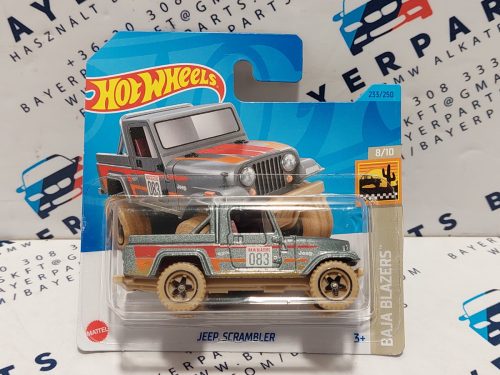 HW Baja Blazers - 8/10 - Jeep Scrambler -  Hotwheels - 1:64