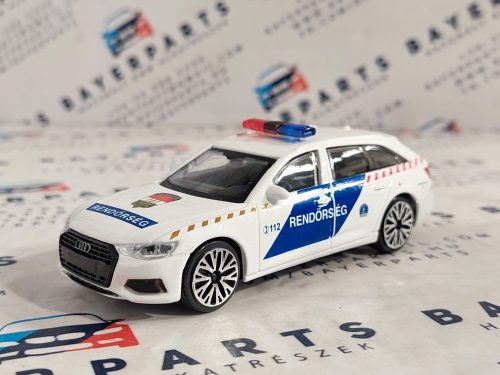 Audi A6 Avant rendőrautó -  Bburago - 1:43