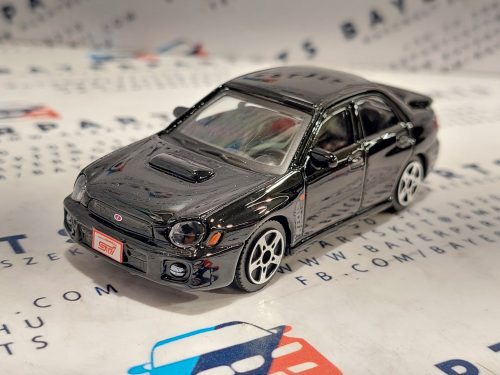 Subaru Impreza STI -  Bburago - 1:43 - fényes fekete