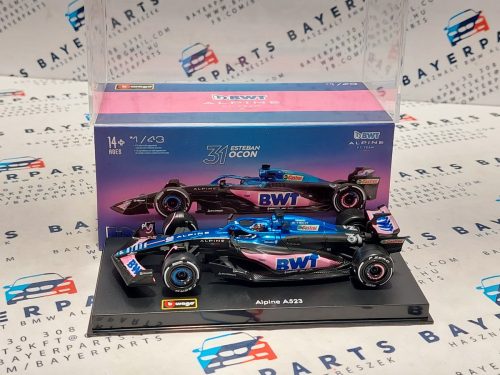 Renault Alpine A523 BWT Racing F1 #31 (2023) - Esteban Ocon - PILÓTÁVAL - Bburago - 1:43