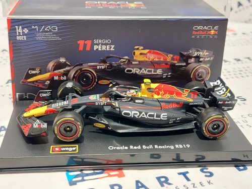 Red Bull RB19 Team Oracle F1 #11 (2023) - Sergio Perez - PILÓTÁVAL - Bburago - 1:43