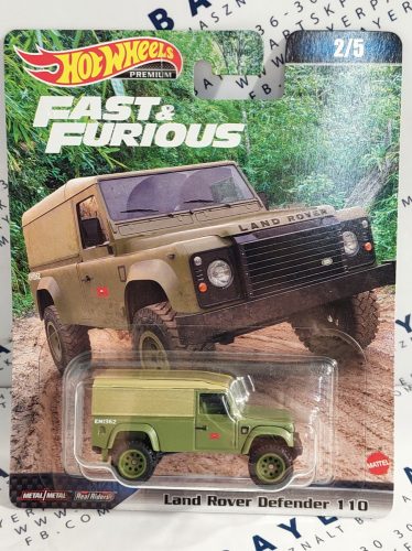 Hot Wheels Premium - Fast and Furious - Halálos iramban 2/5 - Land Rover Defender 110 - Hot Wheels - 1:64