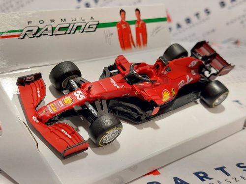 Ferrari SF21 Team Scuderia F1 #55 (2021) - Carlos Sainz -  Bburago - 1:43