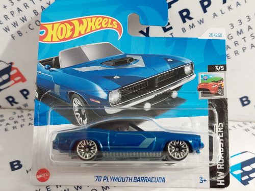 HW Roadsters - 2024 20/250 - Plymouth Barracuda (1970) -  Hot Wheels - 1:64